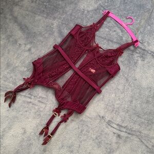 Agent Provocateur Tanya Lace Basque Lingerie